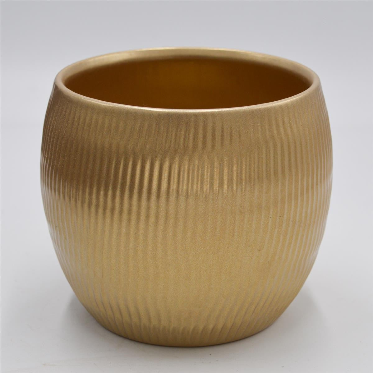 Übertopf AMANDA Gold für 10,5cm Sukkulenten