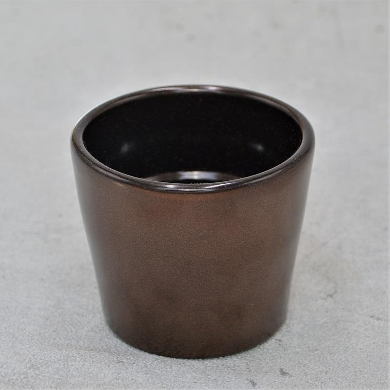 Übertopf DUNKLES KUPFER für 6cm Sukkulenten