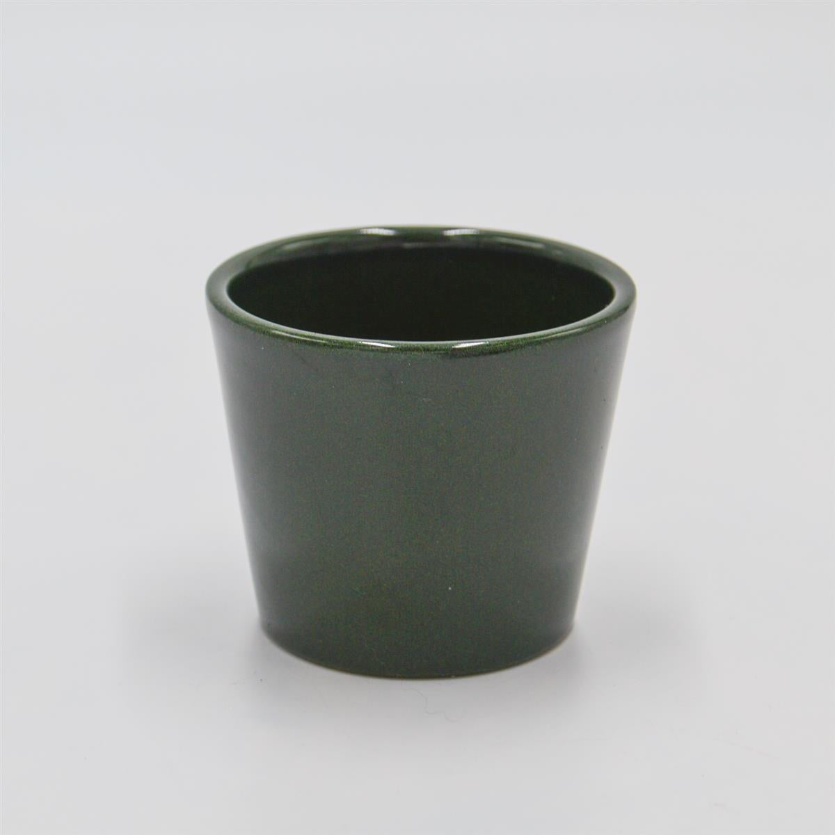 Übertopf TANNENGRÜN für 6cm Sukkulenten