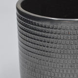 Übertopf TEXTUR  Graphit für 10,5cm Sukkulenten